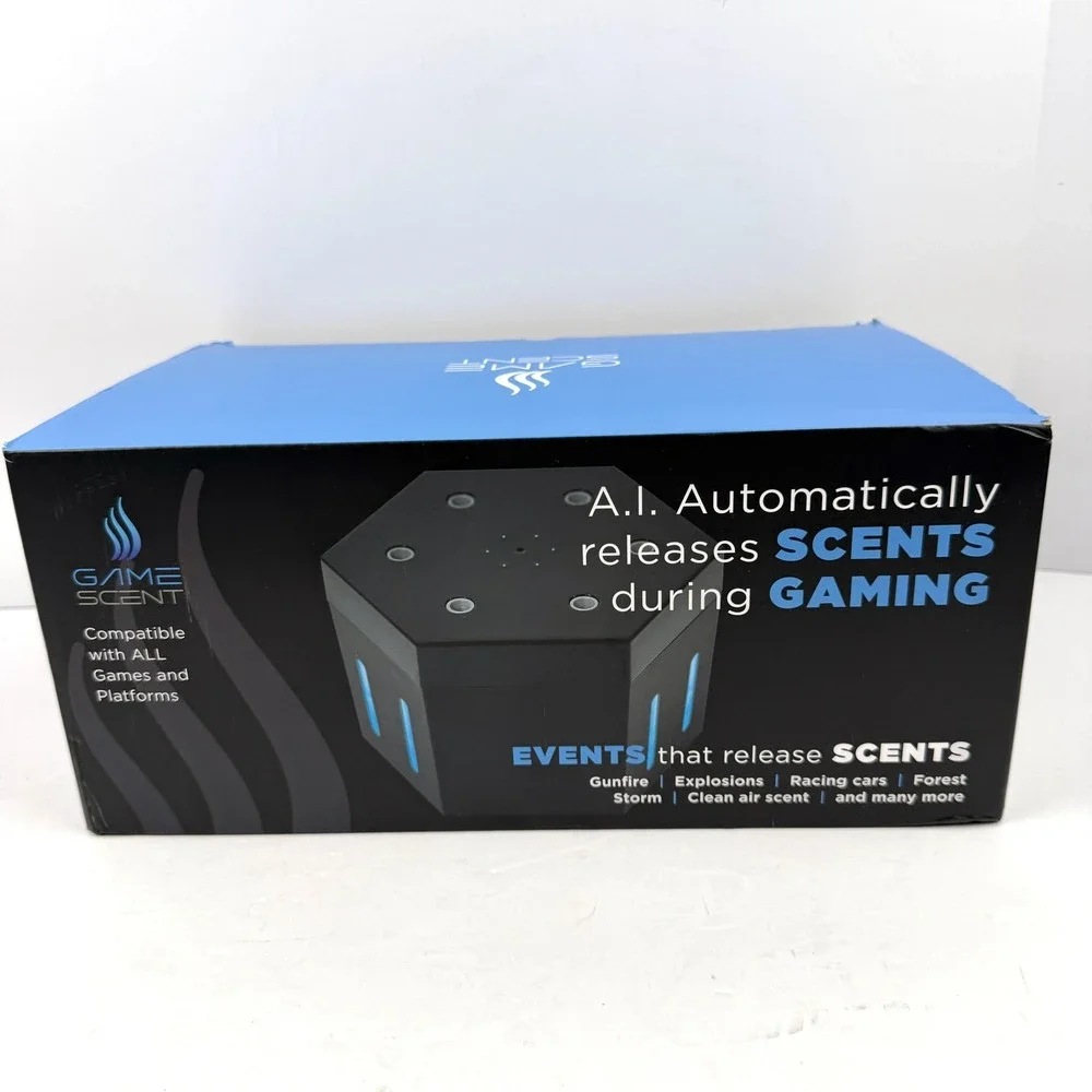 GameScent AI 4D Gaming Movie‎ Scent Atomizer System HDMI PC Console VR Adapter